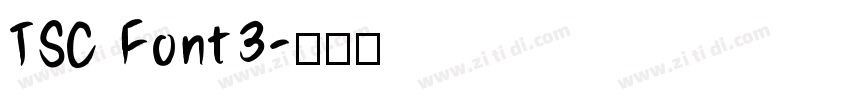 TSC Font3字体转换